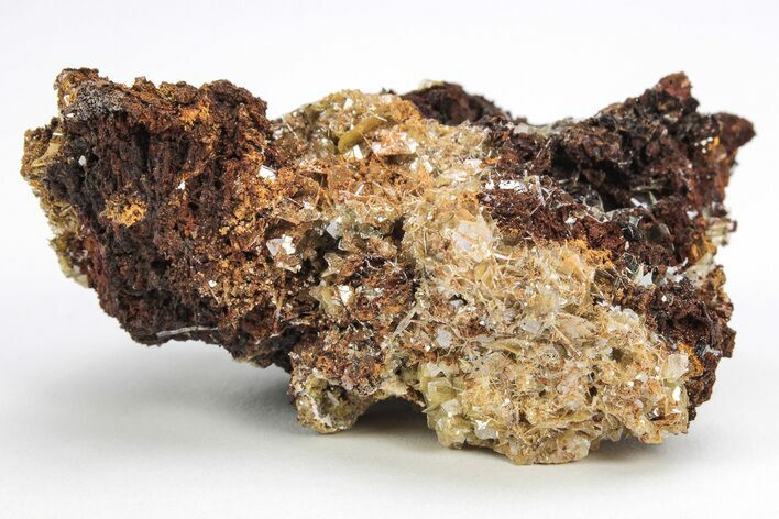 Yellow Wulfenite Crystal Cluster - Nevada #214836